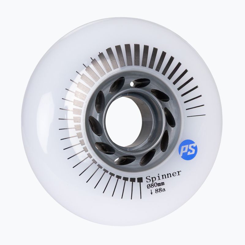 Колеса для роликів Powerslide Spinner 80 mm/88A 4 pcs. white 2