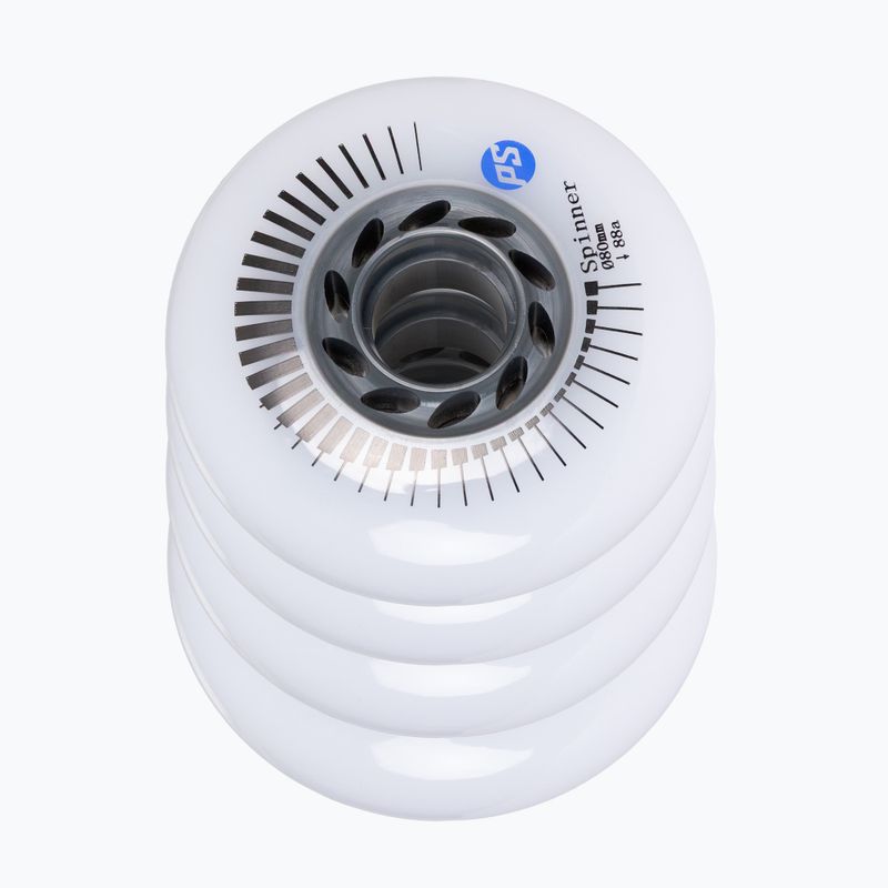 Колеса для роликів Powerslide Spinner 80 mm/88A 4 pcs. white 3