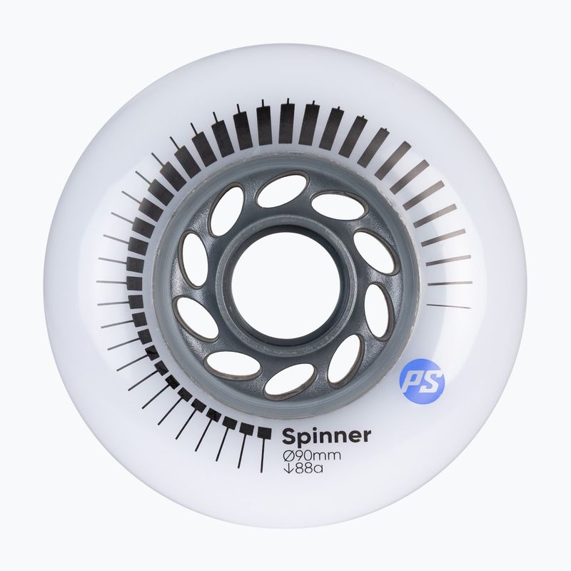 Колеса для роликів Powerslide Spinner 90 mm/88A 4 pcs. white