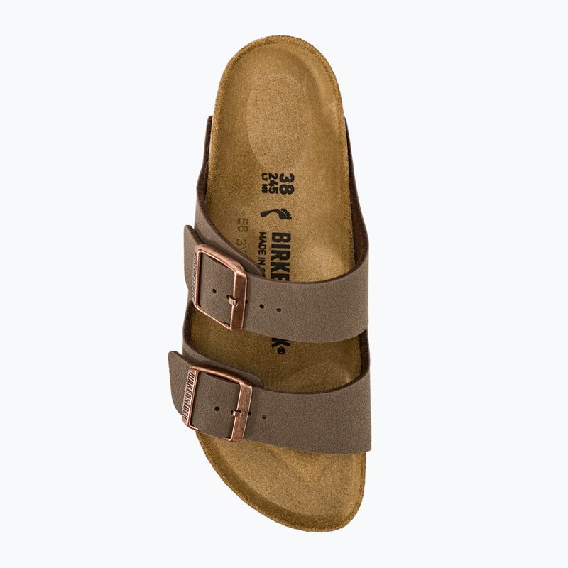 В'єтнамки BIRKENSTOCK Arizona BFBC Вузькі шльопанці мокко 6