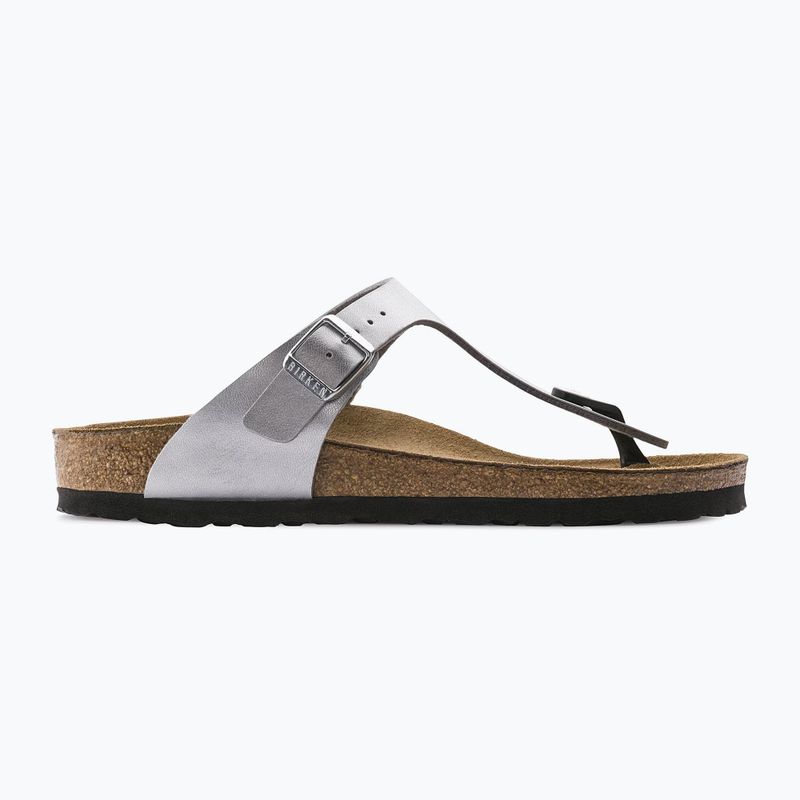 В'єтнамки BIRKENSTOCK Gizeh Birko-Flor Narrow silver 2
