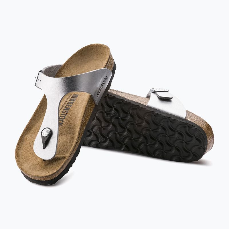 В'єтнамки BIRKENSTOCK Gizeh Birko-Flor Narrow silver 5