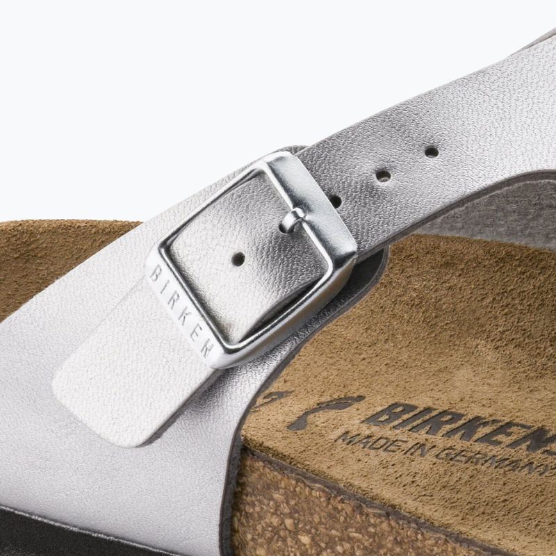 В'єтнамки BIRKENSTOCK Gizeh Birko-Flor Narrow silver 6