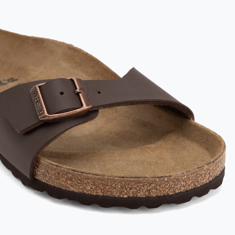 Шльопанці BIRKENSTOCK Madrid BF dark brown 7