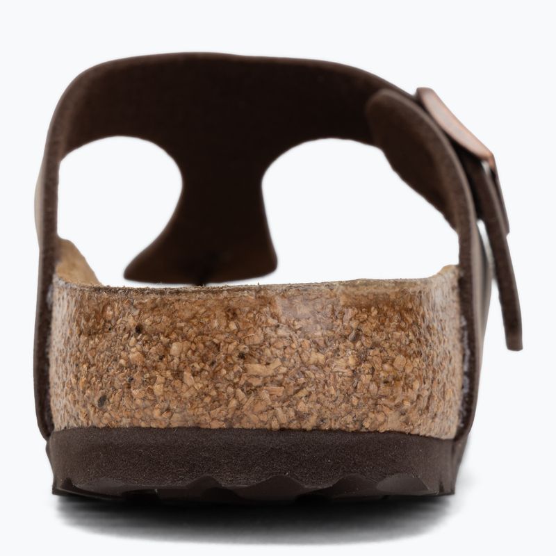 Шльопанці BIRKENSTOCK Gizeh Birkibuc Narrow mocca 6