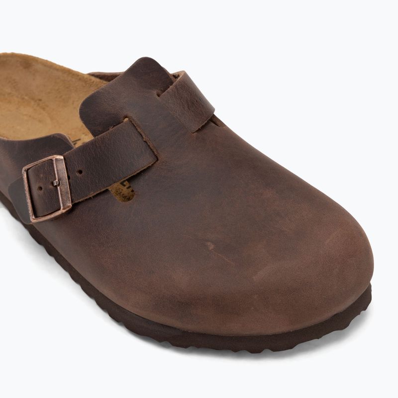 BIRKENSTOCK Boston LEOI Регулярні шльопанці хабана 7