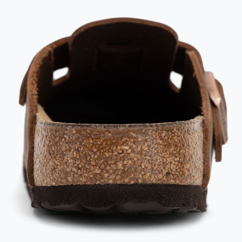 BIRKENSTOCK Boston LEOI Вузькі шльопанці хабана 6