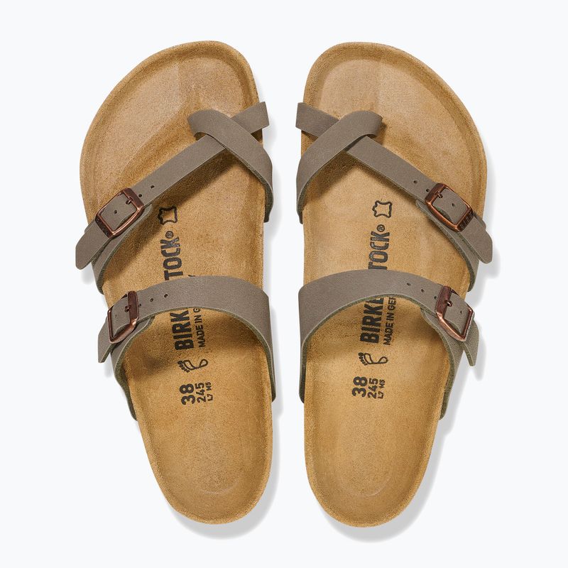 Шльопанці BIRKENSTOCK Mayari Birkibuc stone 3