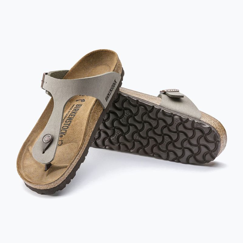 Шльопанці BIRKENSTOCK Gizeh Birkibuc Narrow stone 5
