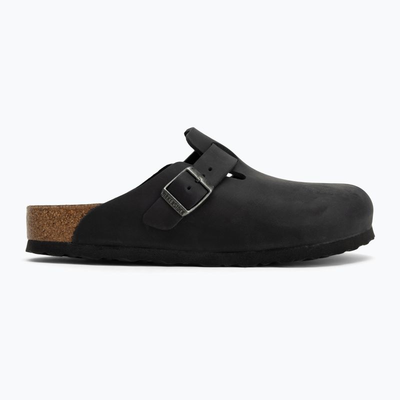Шльопанці BIRKENSTOCK Boston LEOI Регулярні чорні шльопанці 2