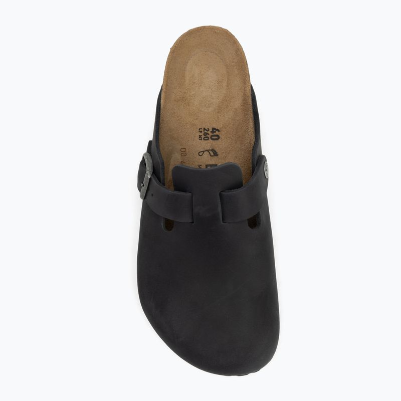 Шльопанці BIRKENSTOCK Boston LEOI Регулярні чорні шльопанці 5