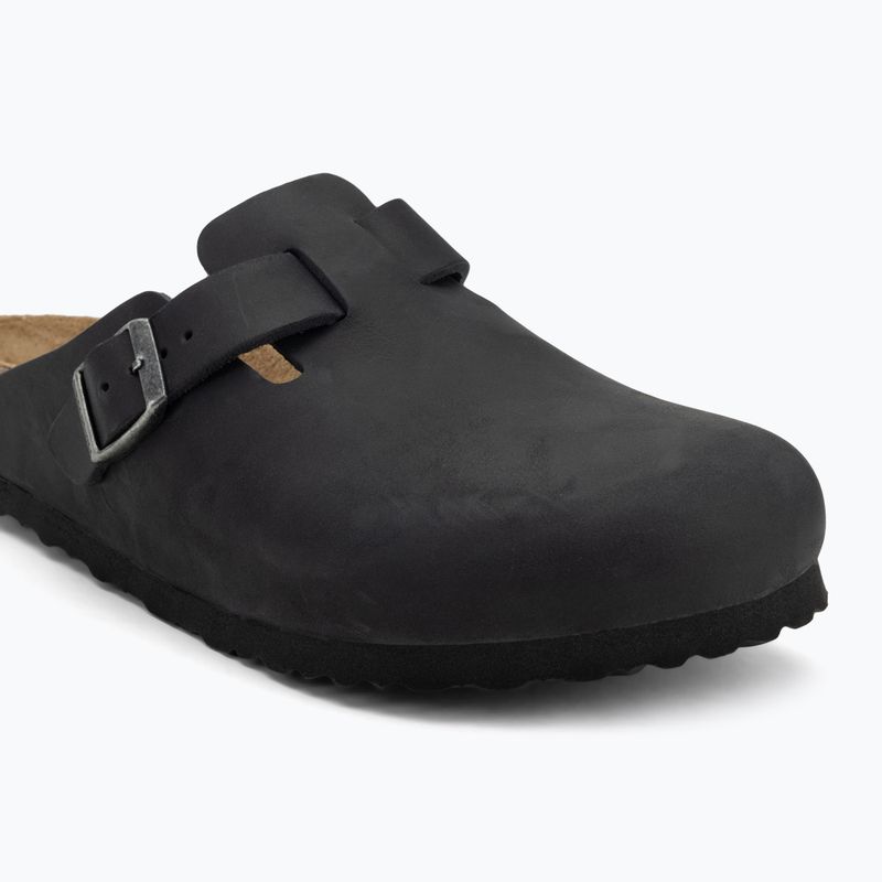 Шльопанці BIRKENSTOCK Boston LEOI Регулярні чорні шльопанці 7