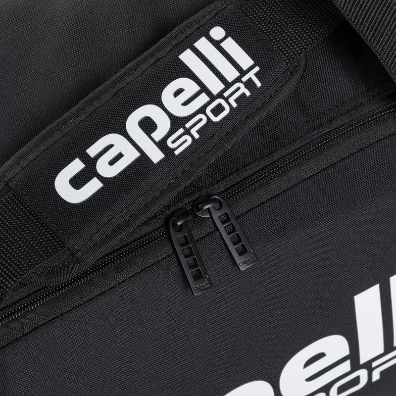 Чоловіча футбольна сумка Capelli Club I Duffle M чорно-біла 5