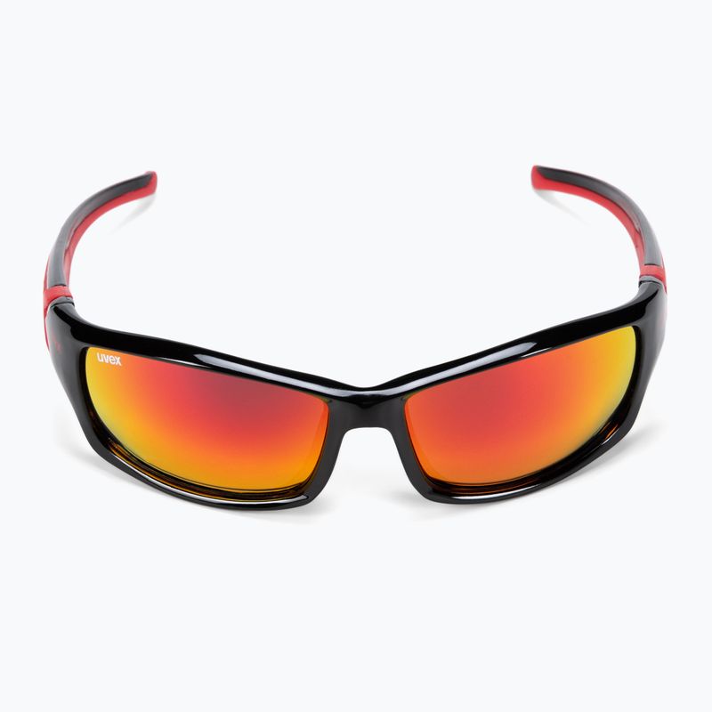 Окуляри сонячні UVEX Sportstyle 211 black red/mirror red 53/0/613/2213 3