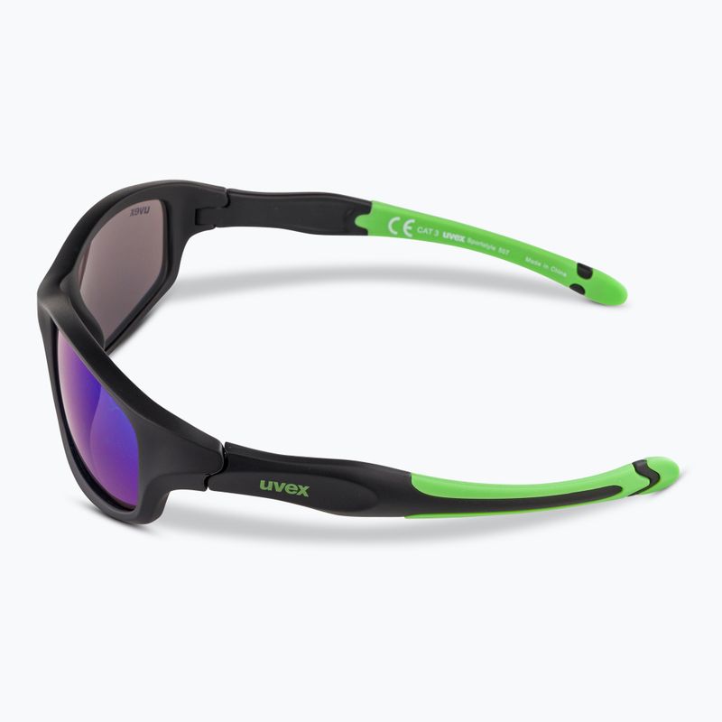 Окуляри сонцезахисні дитячі UVEX Sportstyle 507 green mirror 5