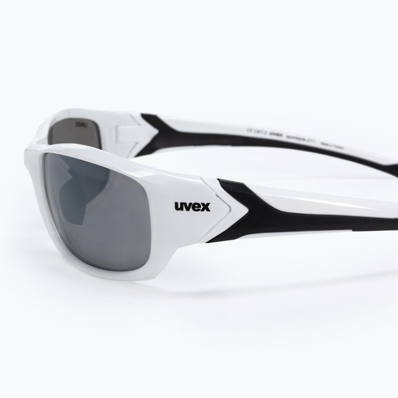 Окуляри сонячні UVEX Sportstyle 211 white black/litemirror silver 53/0/613/8216 4