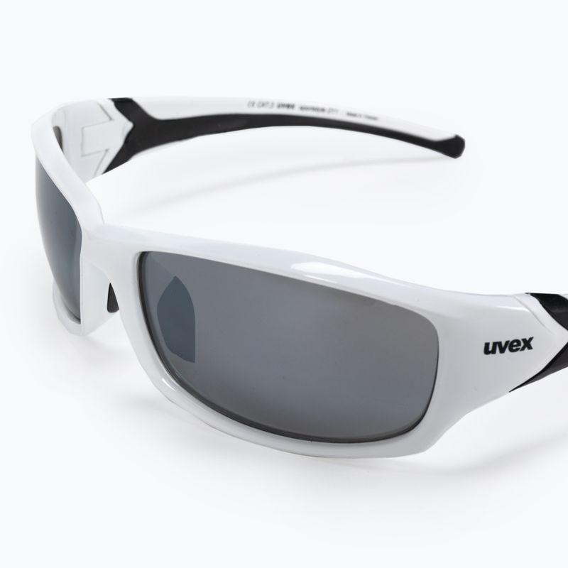 Окуляри сонячні UVEX Sportstyle 211 white black/litemirror silver 53/0/613/8216 5