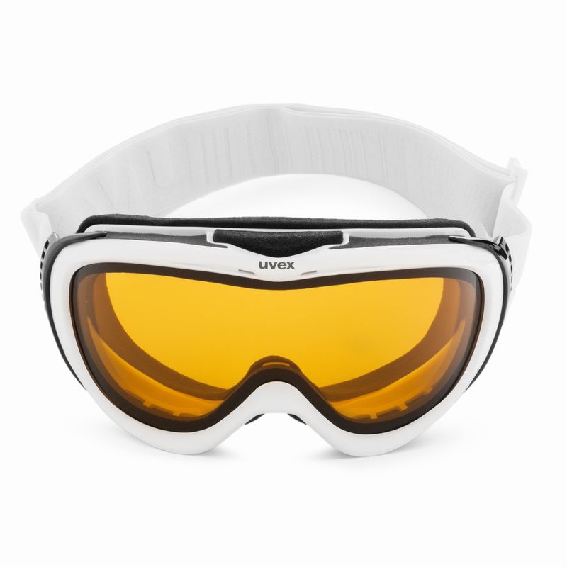Маска лижна  UVEX Comanche LGL white/lasergold lite/clear 55/1/092/12 2