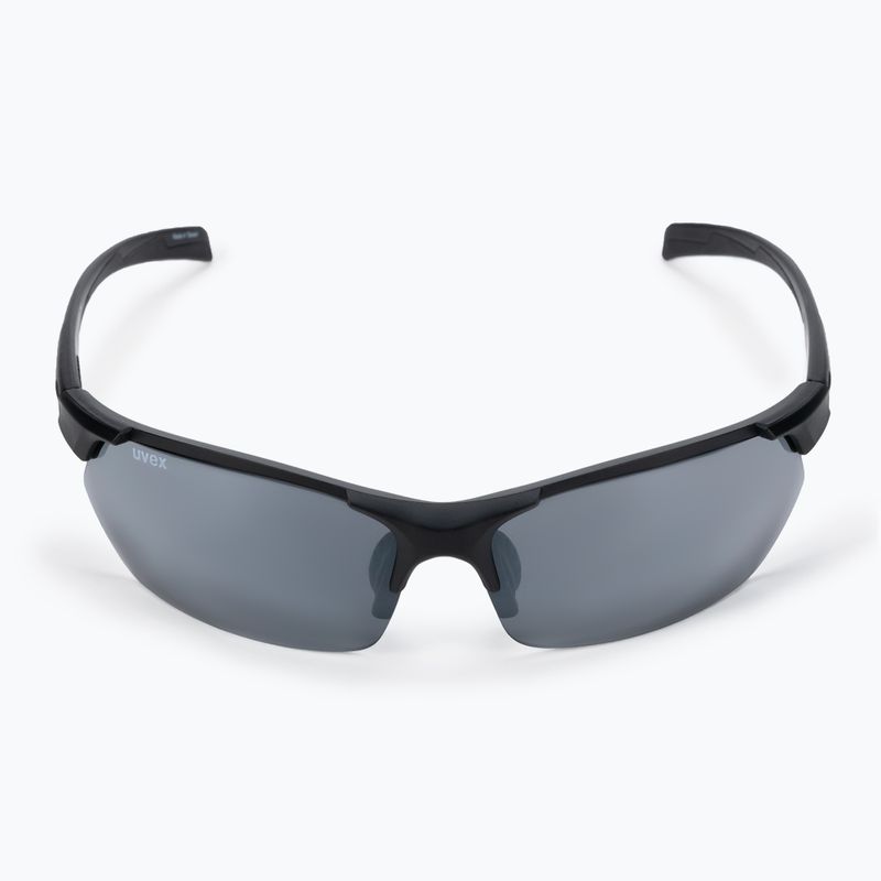 Окуляри сонячні UVEX Sportstyle 114 black mat/litemirror silver/litemirror orange/clear 53/0/939/2216 2