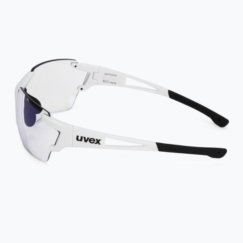 Окуляри велосипедні UVEX Sportstyle 803 R V white/litemirror blue 53/0/971/8803 4
