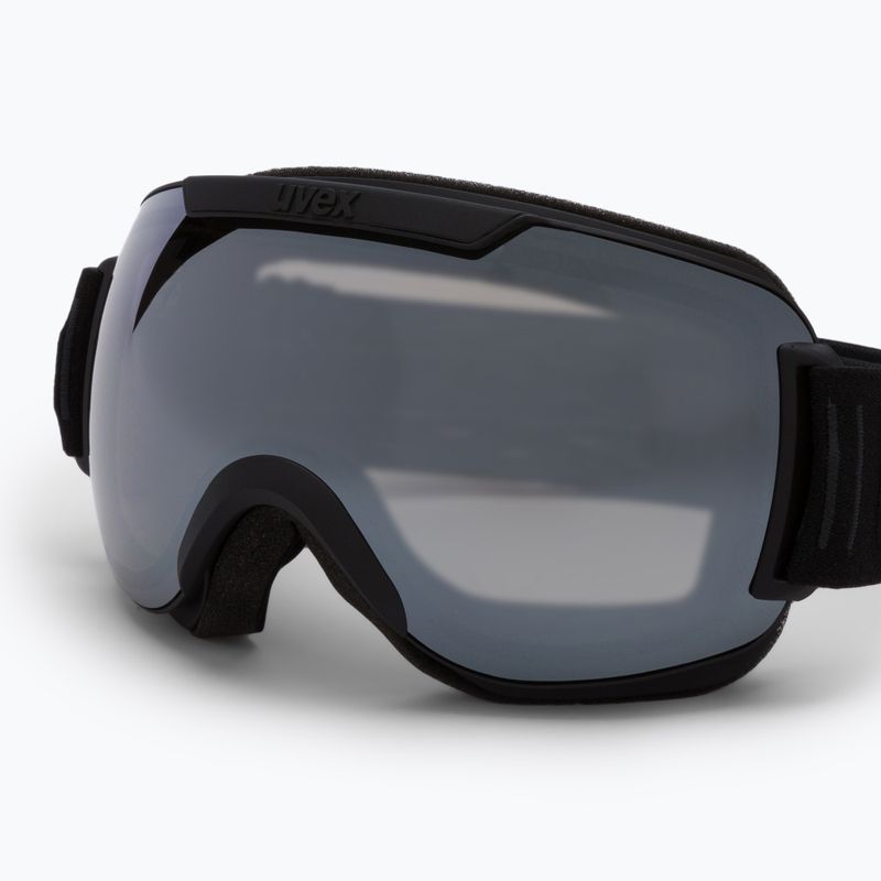 Маска лижна UVEX Downhill 2000 FM black mat/mirror silver/clear 55/0/115/2030 5
