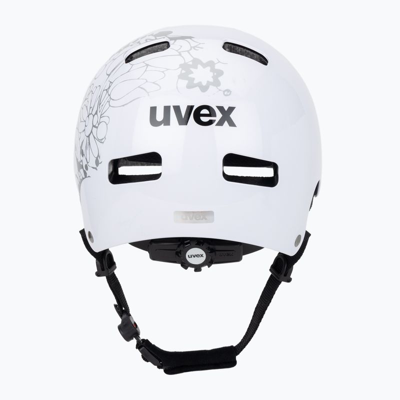 Дитячий шолом UVEX Kid 3 white flower/black 4