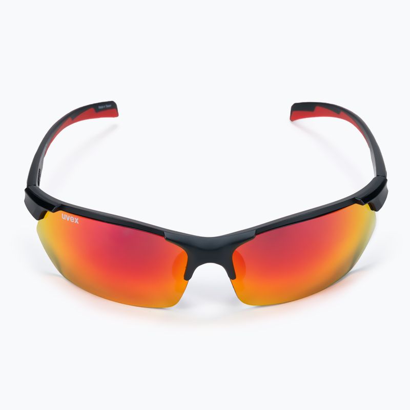 Окуляри сонячні UVEX Sportstyle 114 grey red mat/mirror red/litemirror orange/clear 53/0/939/5316 3