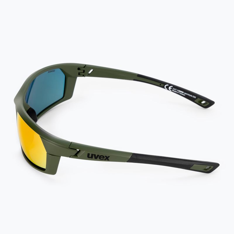 Сонцезахисні окуляри UVEX Sportstyle 225 olive green mat/mirror silver 53/2/025/7716 4