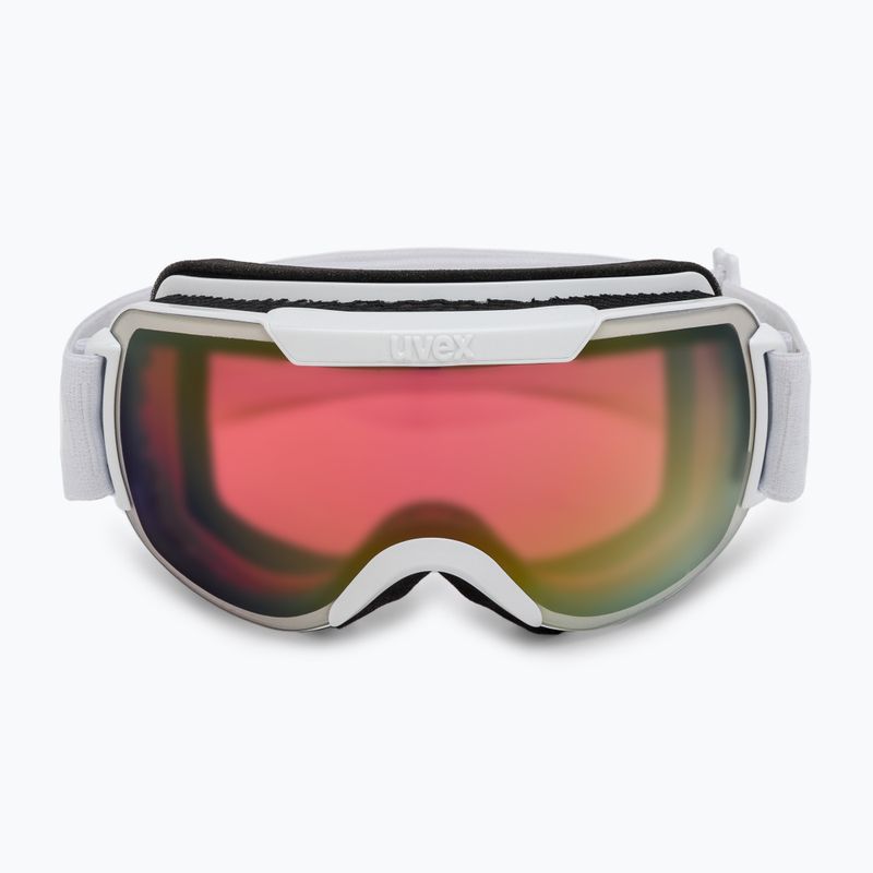Маска лижна  UVEX Downhill 2000 FM white/mirror pink rose 55/0/115/12 2