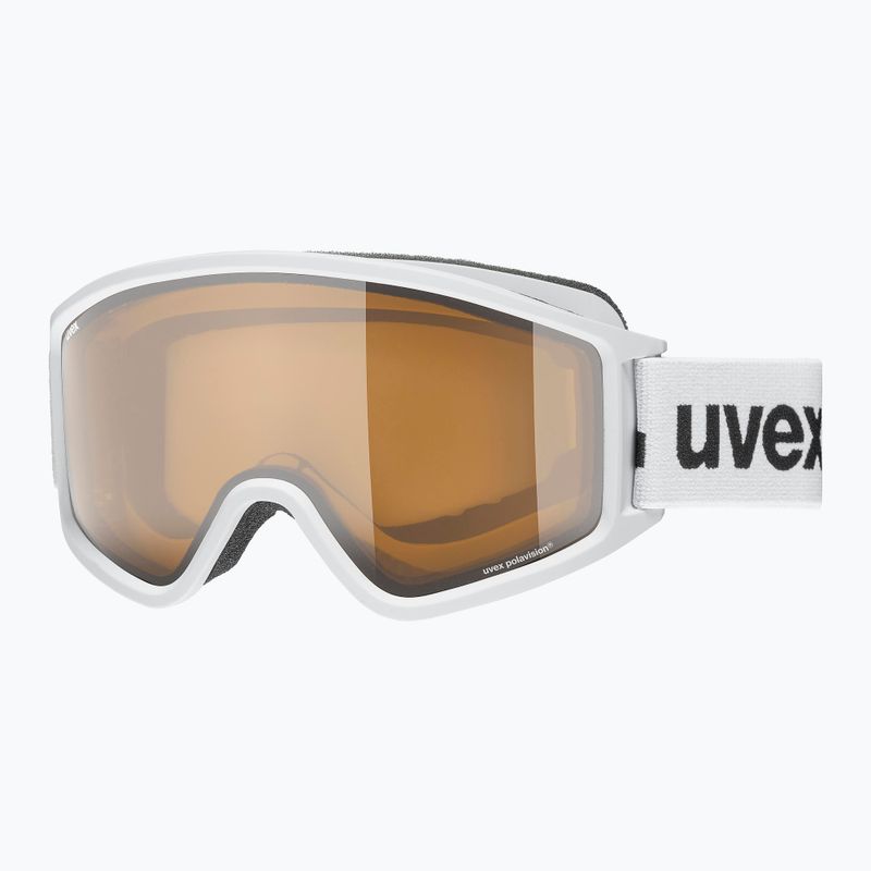 Маска лижна  UVEX G.gl 3000 P white mat/polavision brown clear 55/1/334/10 6