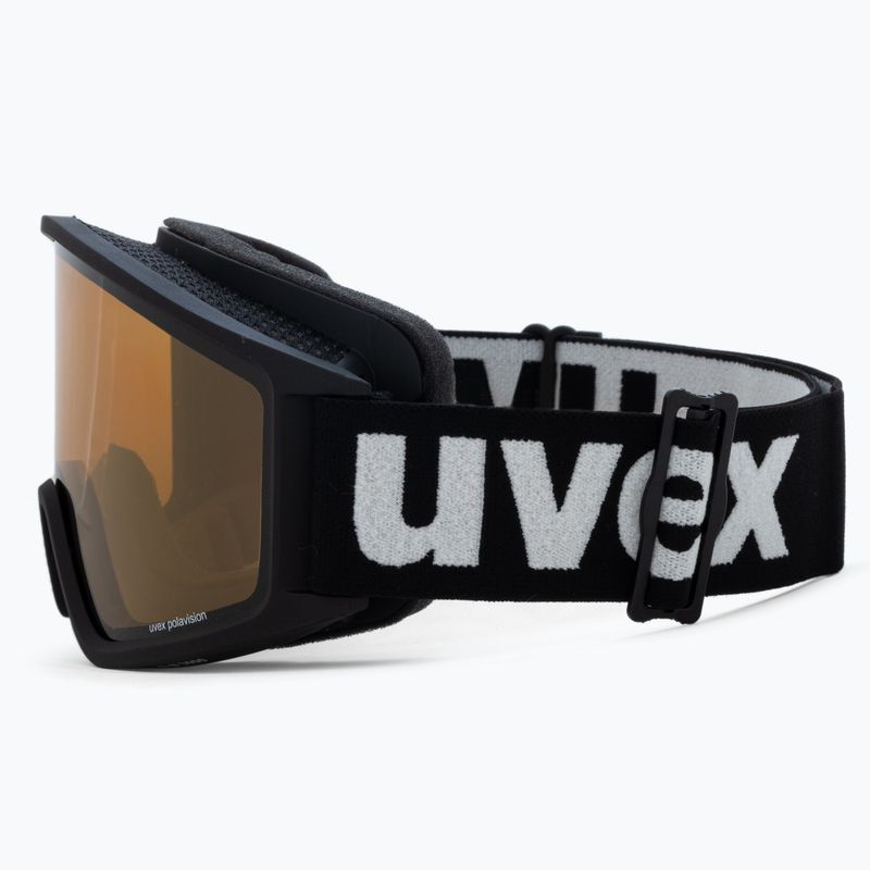 Маска лижна  UVEX G.gl 3000 P black mat/polavision brown clear 55/1/334/20 4