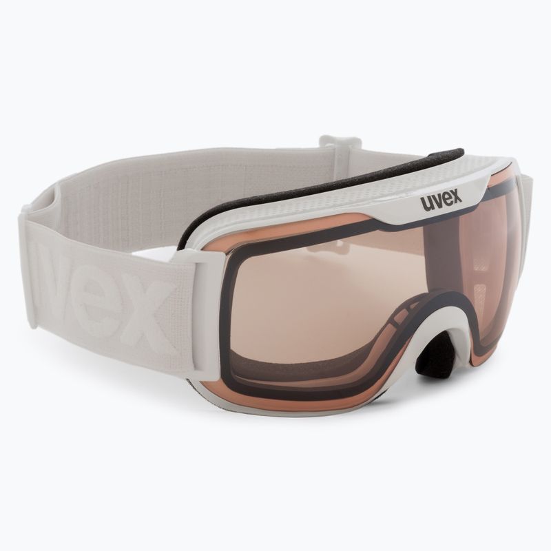 Маска лижна  UVEX Downhill 2000 S V white/mirror silver/variomatic clear 55/0/448/10