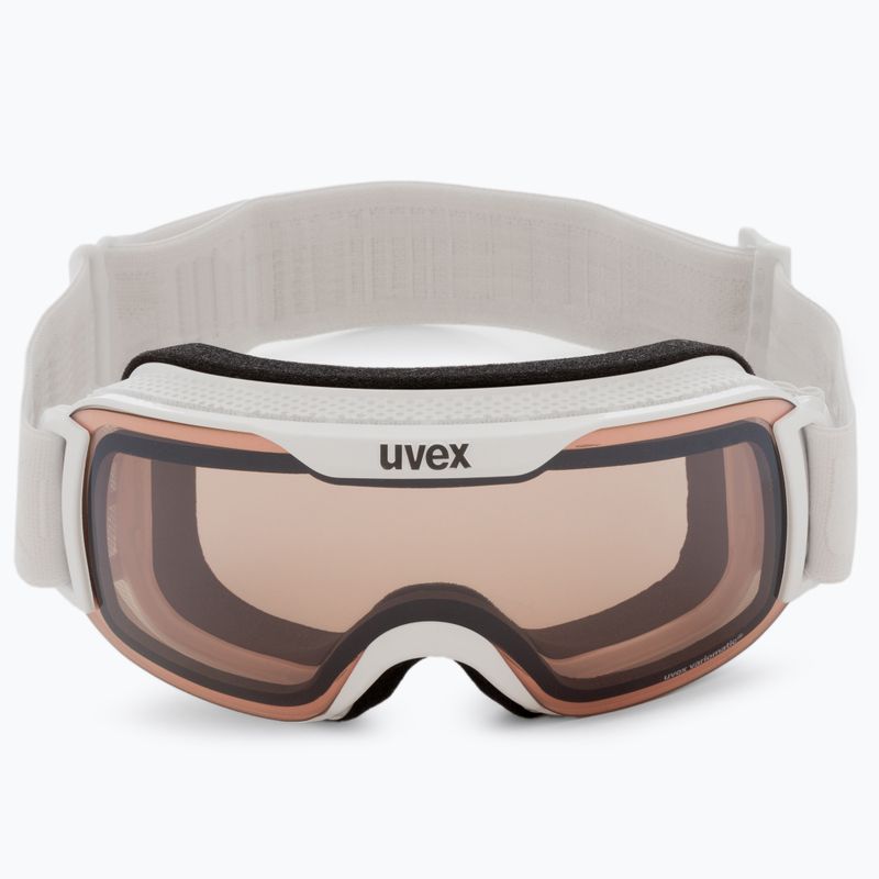 Маска лижна  UVEX Downhill 2000 S V white/mirror silver/variomatic clear 55/0/448/10 2