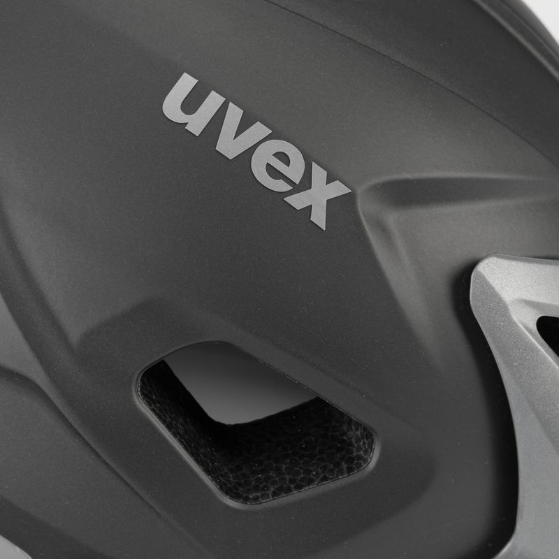 Шолом велосипедний UVEX Quatro Integrale сірий 410970 08 7