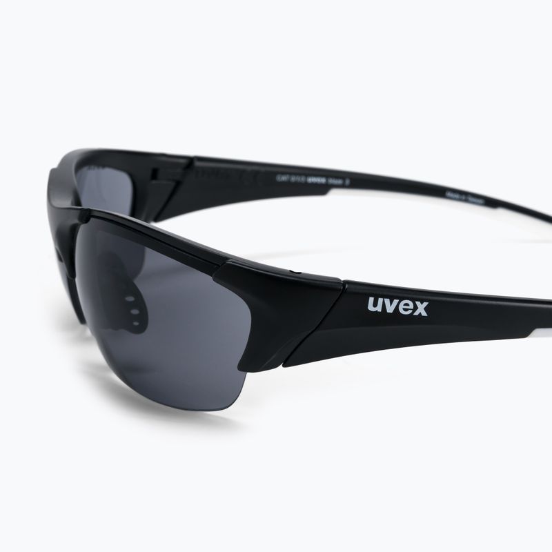 Окуляри сонячні UVEX Blaze III black matt/mirror silver/litemirror orange/clear S5320462210 4