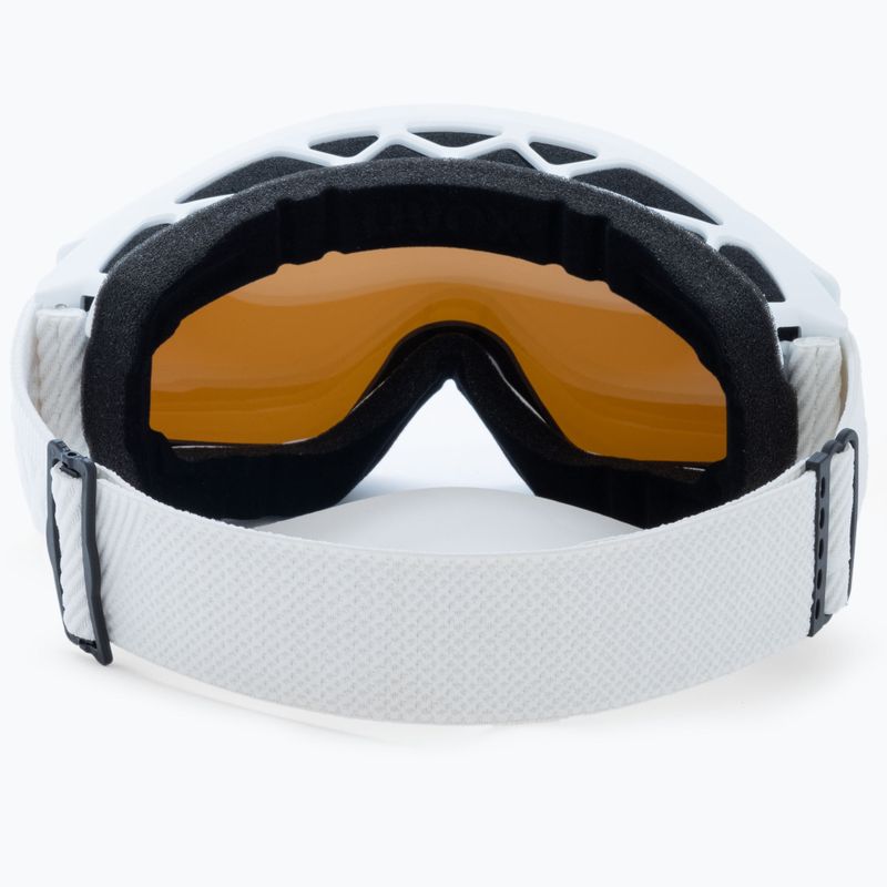 Маска лижна  UVEX G.gl 3000 TO white mat/mirror silver/lasergold lite/clear 55/1/331/11 3