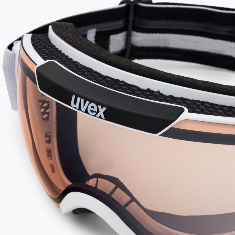 Маска лижна  UVEX Downhill 2000 V white/mirror silver variomatic 55/0/123/11 6