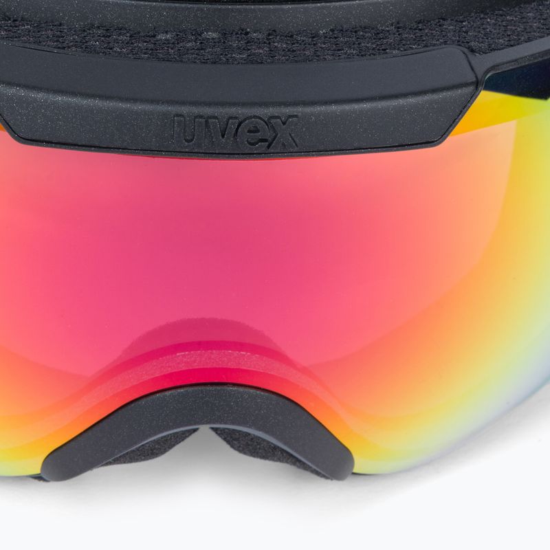 Маска лижна  UVEX Downhill 2000 FM black mat/rainbow rose 55/0/115/26 5