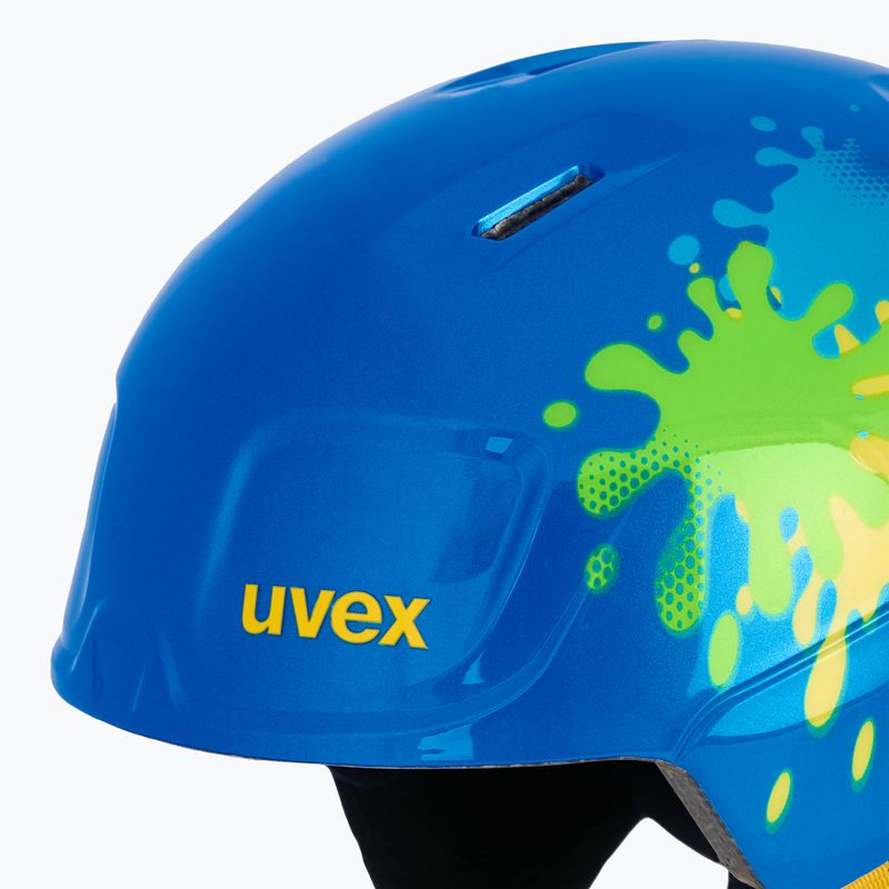 Шолом гірськолижний UVEX Heyya blue splash 7