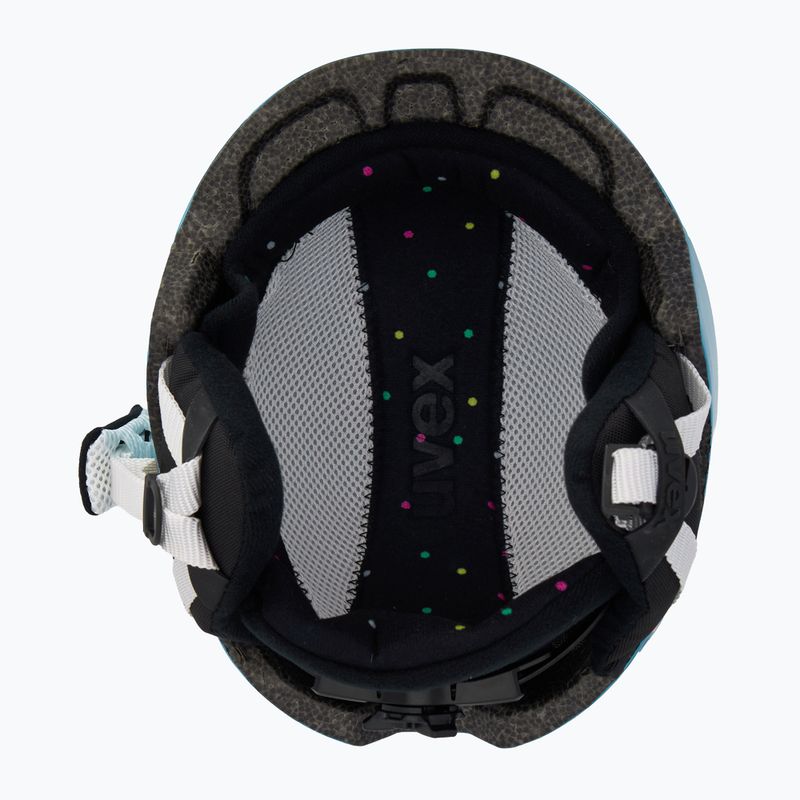 Гірськолижний шолом UVEX Heyya blue confetti 5