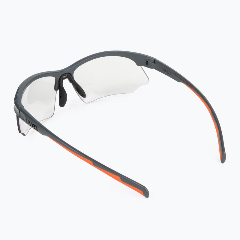 Окуляри велосипедні UVEX Sportstyle 802 V grey mat/variomatic smoke S5308725501 2