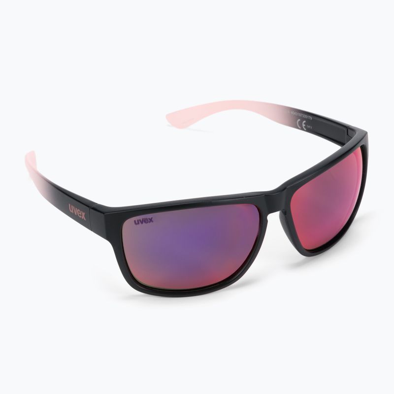 Окуляри сонячні UVEX Lgl 36 CV black mat rose/colorvision mirror plasma S5320172398