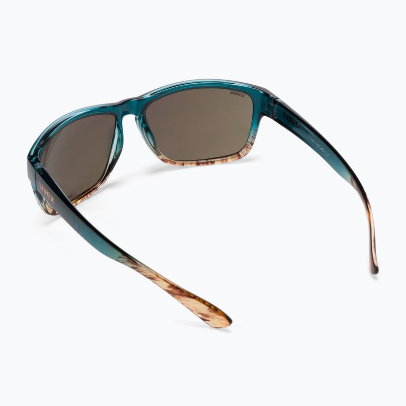 Окуляри сонячні UVEX Lgl 36 CV peacock sand/colorvision mirror champagne S5320174697 2