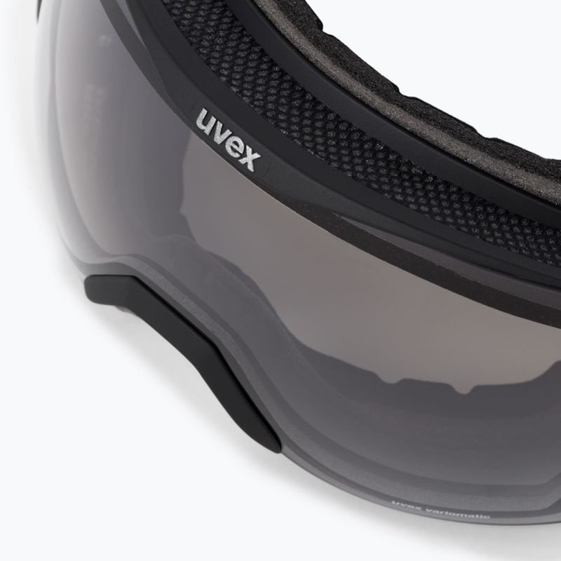 Маска лижна UVEX Downhill 2100 VPX black mat/variomatic polavision 55/0/390/2030 5