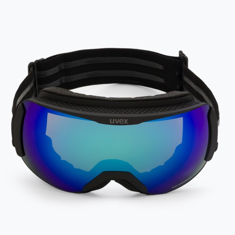 Маска лижна  UVEX Downhill 2100 CV black mat/mirror blue colorvision green 55/0/392/20 2