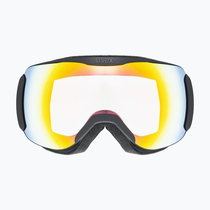 Маска лижна UVEX Downhill 2100 V black mat/mirror rainbow variomatic/clear 55/0/391/2030 7