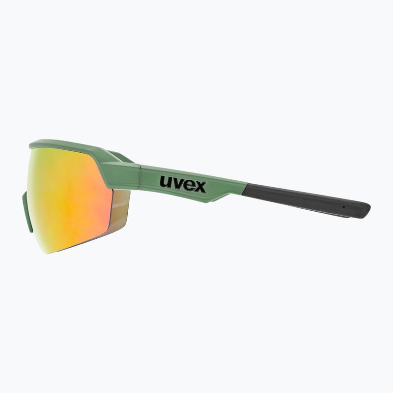 Окуляри велосипедні UVEX Sportstyle 227 olive mat/mirror red S5320667716 7