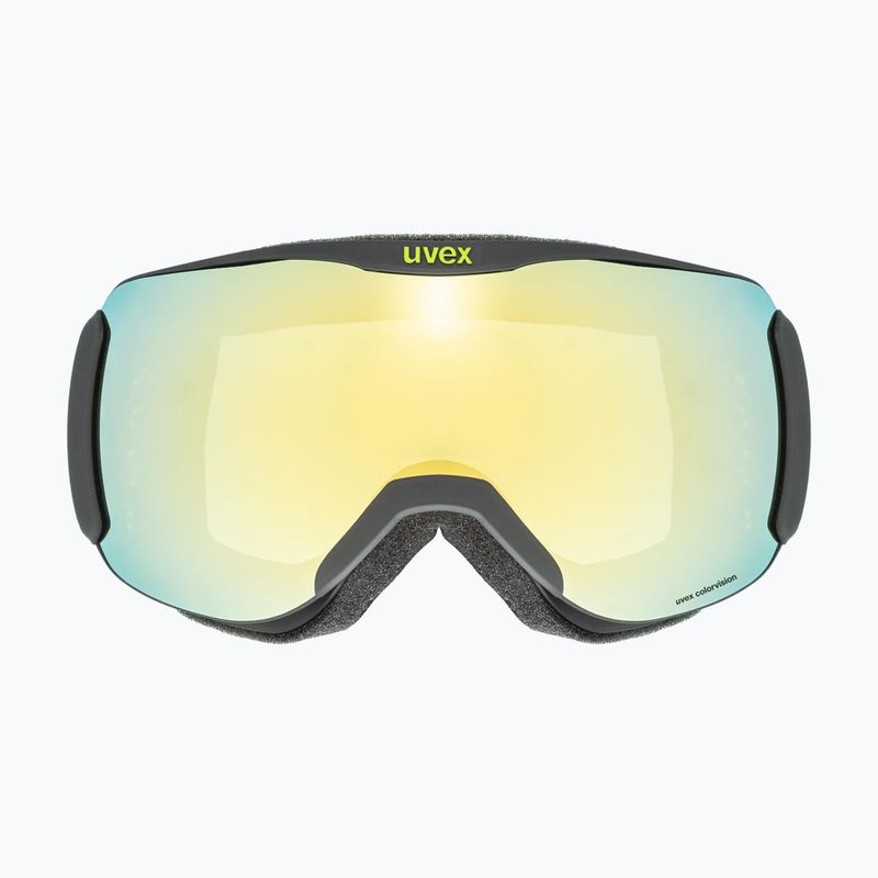 Окуляри лижні UVEX Downhill 2100 CV Race black matt/mirror gold clear 2