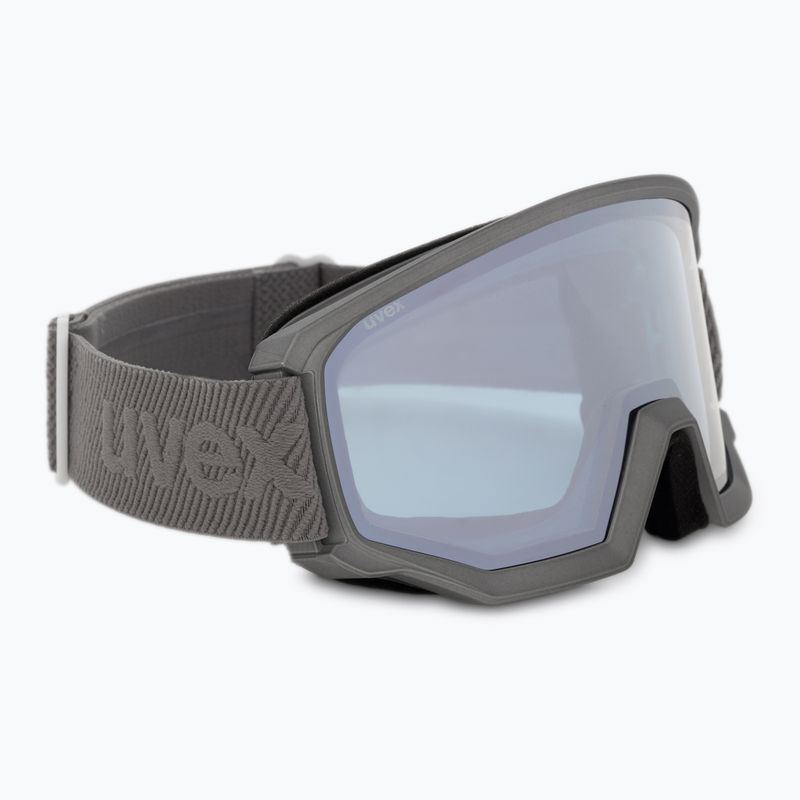 Маска лижна UVEX Athletic FM rhino mat/mirror silver blue 55/0/520/5230