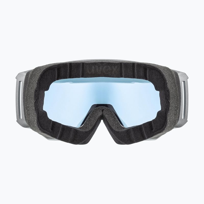 Маска лижна UVEX Athletic FM rhino mat/mirror silver blue 55/0/520/5230 8